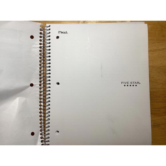 Mead /College Ruled Notebook - 11" x 8.5" - 150 Sheets - Picture 2 of 4